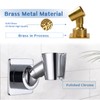 YDmeet Shower Head Holder, Adjustable Handheld Brass Shower Head Bracket,