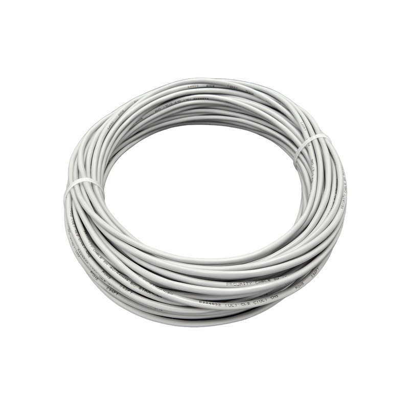Micro Connectors 300 Feet 4/Conductor (22AWG) Stranded-Shielded Bulk Cable (TR4-4C22G-300)