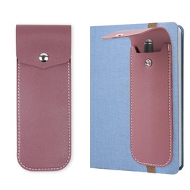 Czzmy Pen Holder Notebook, Pen Holder with Adjustable Elastic Band, Pen Loop for Diary, Notebook, Books, Tablet with One Length (1-Red)