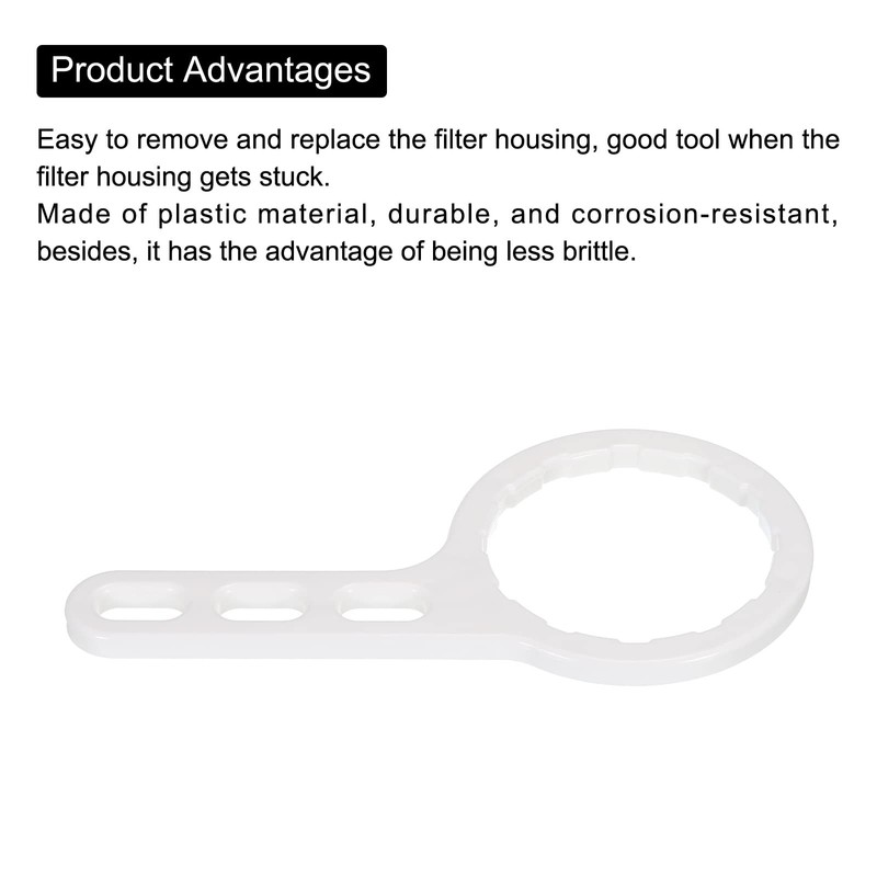 sourcing map 2 Pack Water Filter Housing Open-End Wrench for