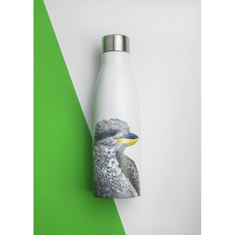 Maxwell & Williams Marini Ferlazzo Insulated Water Bottle with Laughing