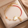 LRGKMCWTOB 2023 New Year Zodiac Lucky Rabbit Braided Strand Bracelets