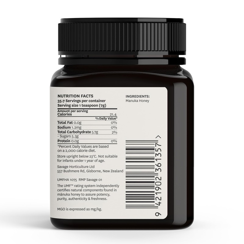 WildCape Manuka Honey Certified UMF 15+/MGO 514+ - 100% Pure,