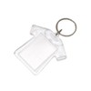 King&Pig 50PCS Key Chains Key Rings with Transparent Clear Picture