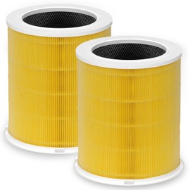 Lhari 2-Pack AP401 Pets Allergy Replacement Air Filter, Compatible with Dayette AP401 AP402 Air Purifier and JOWSET AP402 AP403 Air Purifier, Designed for Pets Odors