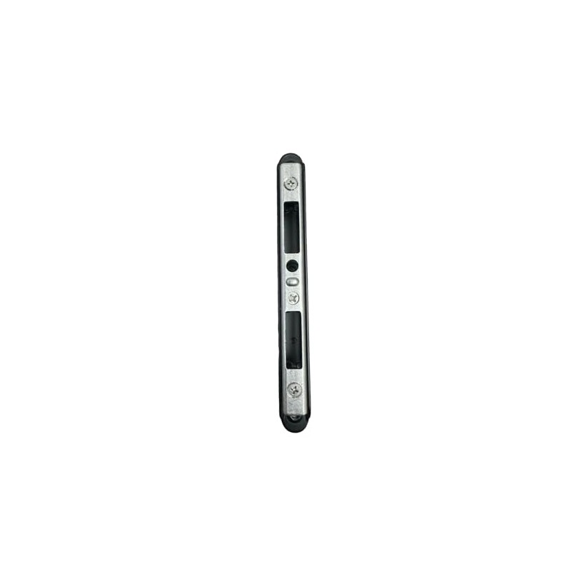Easy Fix Hardware Black Two-Point Adjustable Wide Striker Keeper for