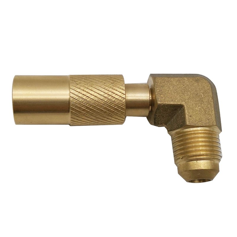 MENSI Propane Elbow Adapter with 3/8" Male Flare Connect Propane