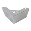 Herrajes Guerrero Pata Para Salas Mueble Escuadra Cromo Paquete De