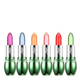 SNS Lipstick, Lip Balm, Lip Gloss, Aloe Vera Jelly Lipstick, Non-Fading, Non-sticky, Includes Cup, Waterproof Moisturizing Lip Balm (05# Big Red)