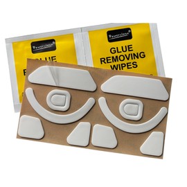 Mars Fox Mice Skates Mouse Feet for Razer Basilisk V3 Pro Customizable Wireless Ergonomic Gaming Mouse (2 Sets)- Thickness 1.1mm (White)