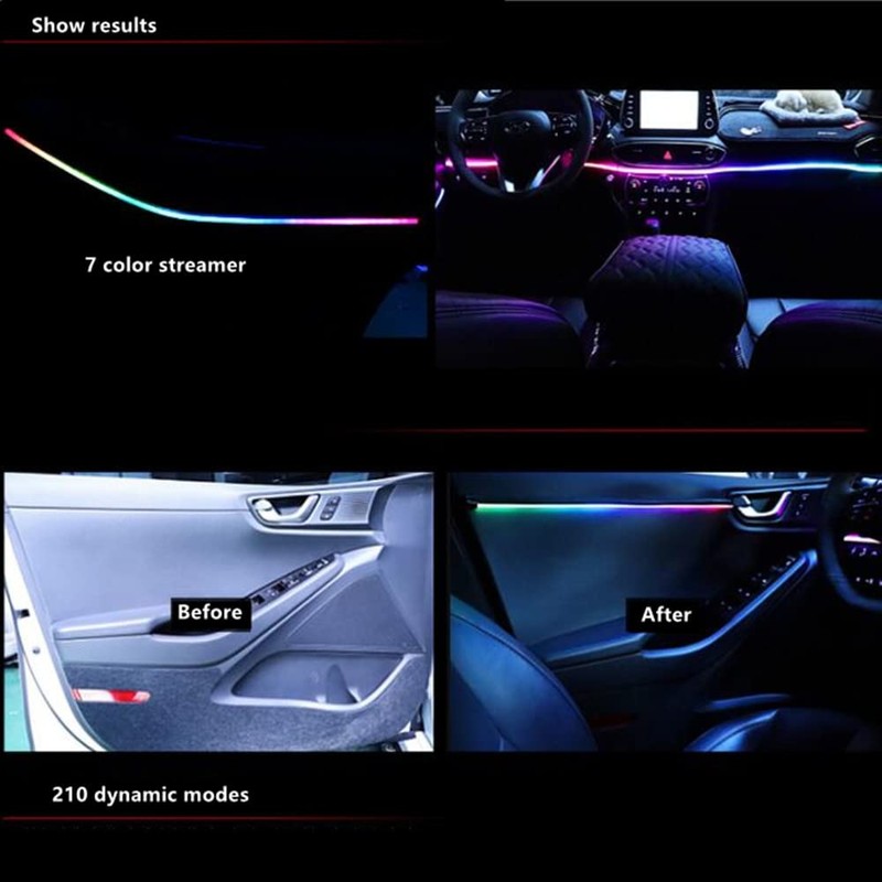 Car Interior led Ambient Lighting, Symphony RGB Car LED Strip