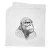 Azeeda 'Gorilla Portrait' Cotton Baby Blanket/Shawl (BY00039896)