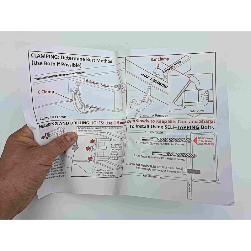 FreeAgain Heavy-Duty RV Bumper Support Brackets – Universal Fit Reinforcement