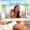 JeVenis Surf Party Photo Booth Props Frame Summer Pool Beach
