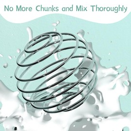 Shaker Balls, 304 Stainless Steel Wire Mixer Balls for Shaker Cups Protein Whisk Formula,Food-grade Metal, 1.2in and 1.9in, Pack of 3