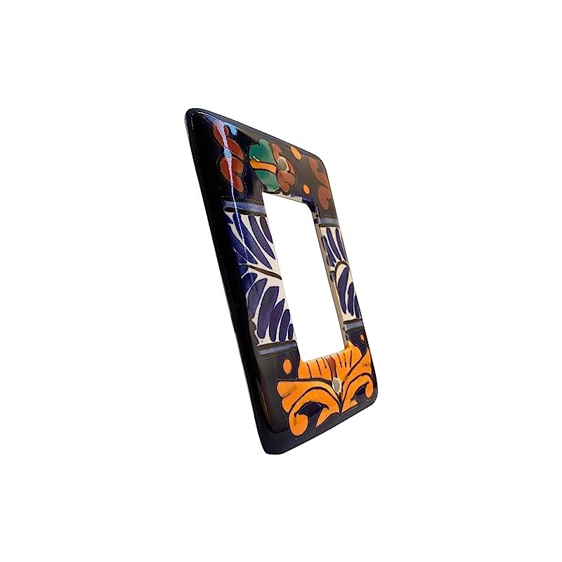 Single Decora Marigold Talavera Switch Plate