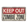 Vinyl Junkie Graphics Zombie Zone Sticker/Decal