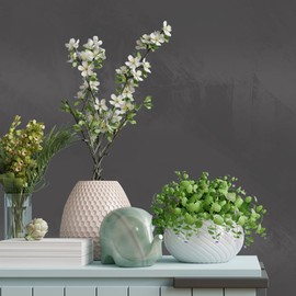 ALL-IN-ONE Limewash Paint, Faux Lime Wash Effect, Matte Suede Wall Treatment - Abbey (warm gray), Gallon