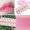Btspring Clear Flower Jelly Lipstick, 6 Packs Nutritious Moisturizer Lip