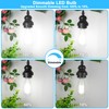 ASOMST Vintage LED Edison Bulbs Dimmable, ST58 Filament Light Bulb