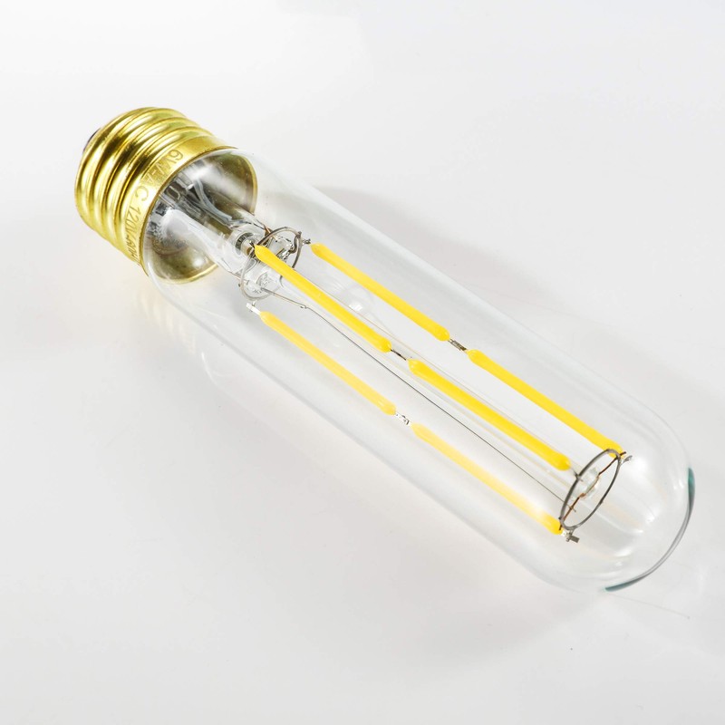 LEOOLS T10 Led Bulb,Dimmable Led Tubular Bulbs 6W,Equivalent 60Watt,Daylight 4000K,