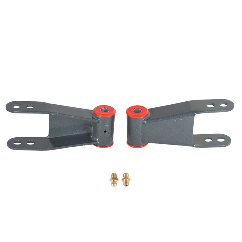 2 Inch Adjustable Rear Leveling Lowering Shackles Drop Kit Replacement