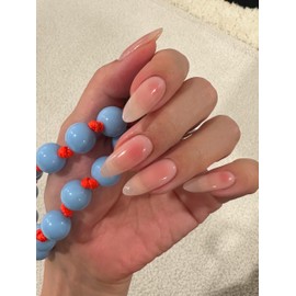 UUUUU. Semi Cured Gel Nail Strips (Spring Collection) - 100% Real Gel, Long-Lasting & Easy to Apply & Remove, works any UV/LED Lamps - Spring 2025, Nail inspo,Nail Art Stickers (UGN157 Coral Cheek)