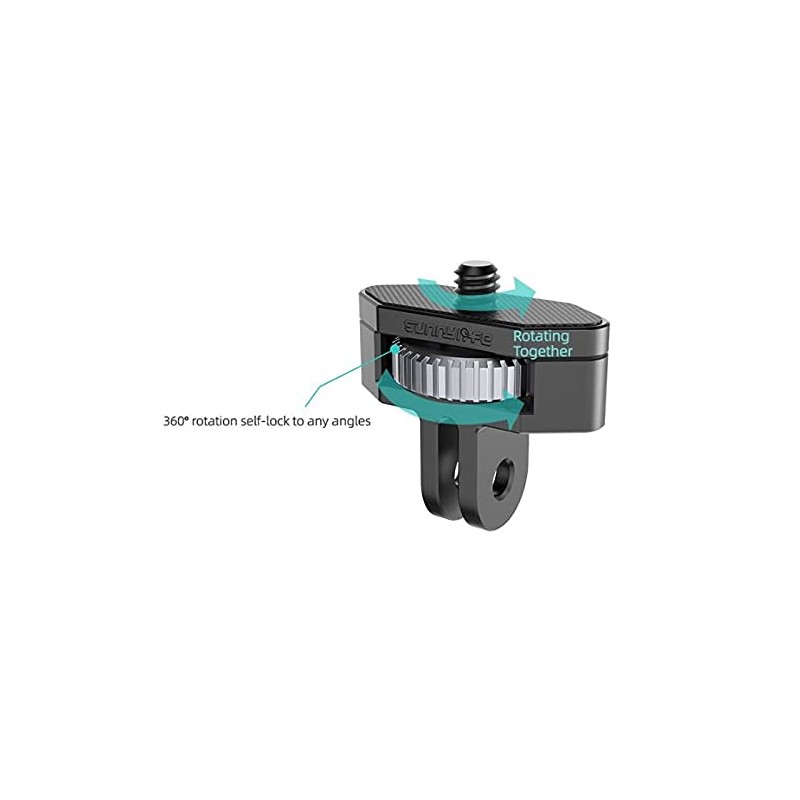 CamGo Aluminum 1/4 Screw Adapter for Insta360 X5 / X4