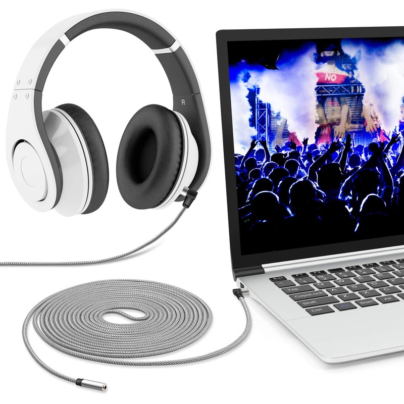 Hftywy Headphone Extension Cable 10 ft 3.5mm Male to Female