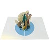 Night Before Christmas Premium 3D Pop Up Card, Metallic Paper,