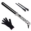 Le Angelique 1 Inch Ceramic Curling Wand for Beach Waves,