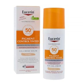 Eucerin Sun Pigment Control SPF 50+ with Light Colour (50 ml), Sun Cream SPF 50+ with UVA/UVB Filters, Anti-Stain Sun Protection, Sun Cream Colour for All Skin Types