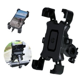 Soporte Para Celular Moto/bicicleta Punkzz X1 Dh060113 Base Porta Teléfono Color Negro