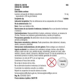 GNC Selenio 100 Mcg - Gnc - 100 Tabletas Sabor Sin sabor