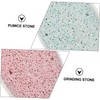 FOMIYES 2pcs Pumice Stone for Feet Ergonomic Foot Care Tool