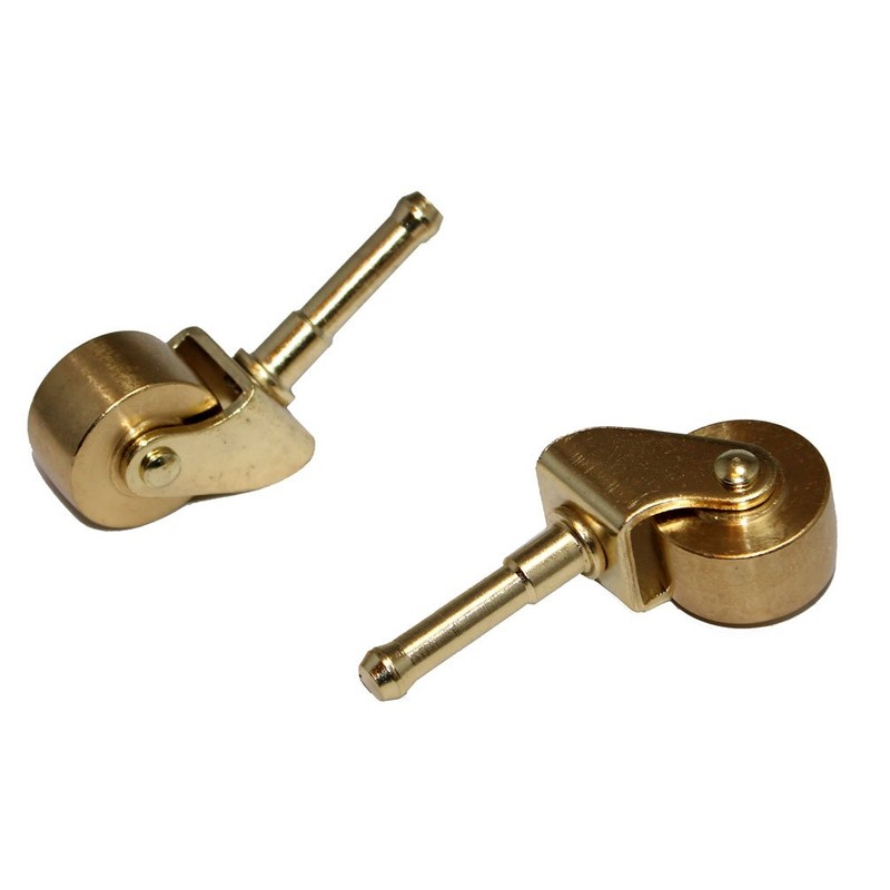 Brass Piano Wheels For Spinet Console Verticle Piano - For