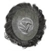 Mens Toupee Human Hair Real Human Hair Replcement System Full