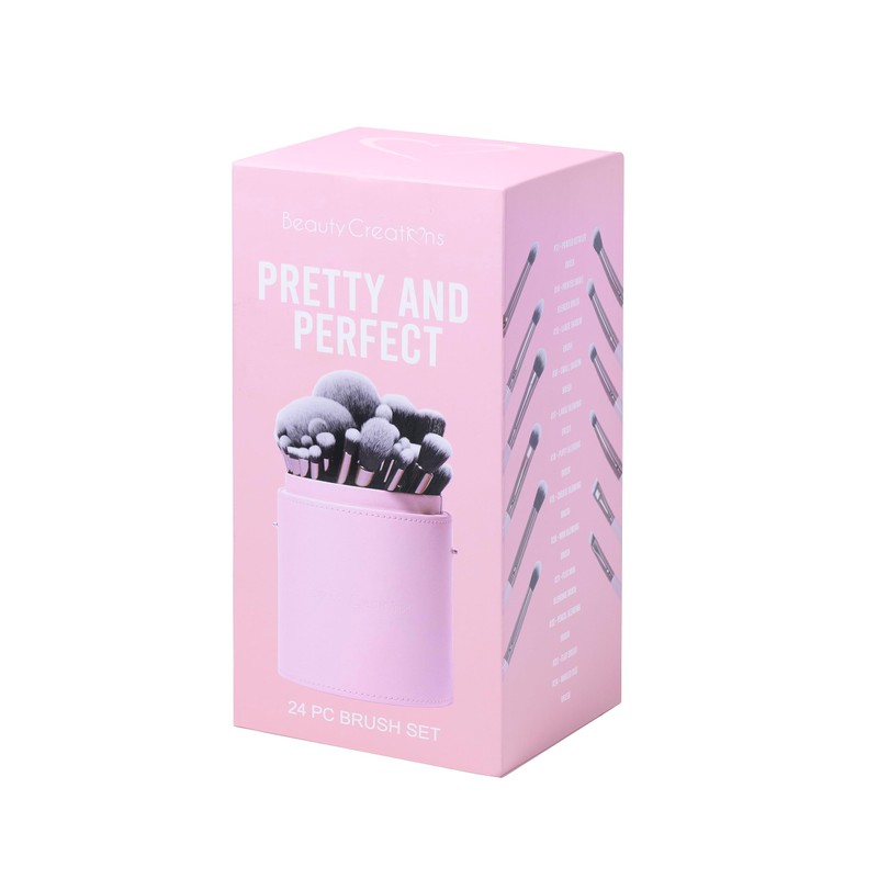 Beauty Creations Set De Brochas 24 Piezas Pink And Perfect