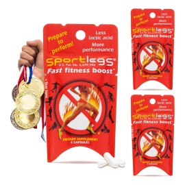 Sportlegs Fast Fitness Boost - Suplemento De cido Lctico P                                                                                            
