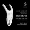 GRIN Molar Flosspyx, Floss Picks, 75 Count, Dental Flossers, Minty