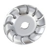 90mm 12 Tooth Polishing Disc Silver Wheel Manganese Steel Woodworking