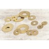 M6 x 18mm Brass Penny Washers DIN9021 (Pack of 10)