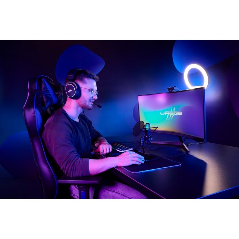 uRage Stream 410 HD Microphone for Streaming, Gaming, Podcast, Music