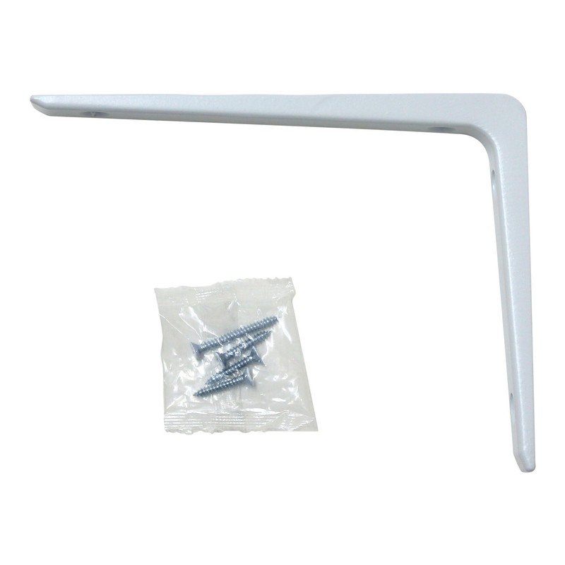 Waki Sangyo TK-062 Aluminum Bracket Shelf Bracket, White, 7.9 inches