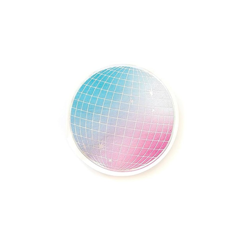 C.R. Gibson Kailo Chic Disco Ball Lunch Napkins, 20 Count