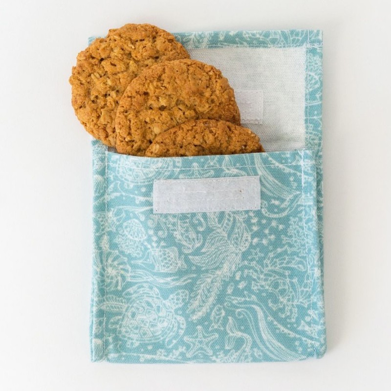 4MyEarth Reusable Cotton Snack Pocket, Llama