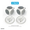 Atomi Power Cube 2-Pack – 3AC Outlets + 3 Smart