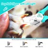 VIWIK 2 in 1 Dog Nail Trimmers with LED Light
