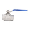 Full Port Ball Valve Stainless Steel Female Thread 3/4in 1000