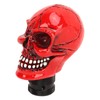 Skull Gear Shift Knob Red Universal Skull Head Resin Shift